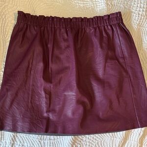 LOFT Rich Purple Mini Skirt